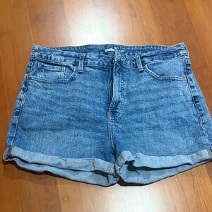 Blue Denim Women's Shorts
